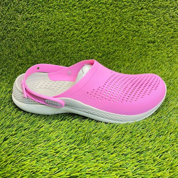 Crocs LiteRide 360 Clog Mens Size 13 Pink White Beach Outdoor Slip On Sandals main image 7